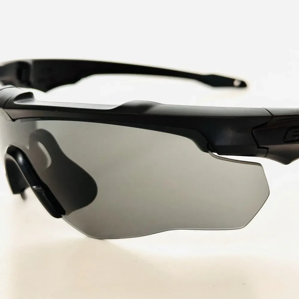 ESS Crossblade E4 Z87 Matte Black Smoked Lens Glasses Sunglasses Safety